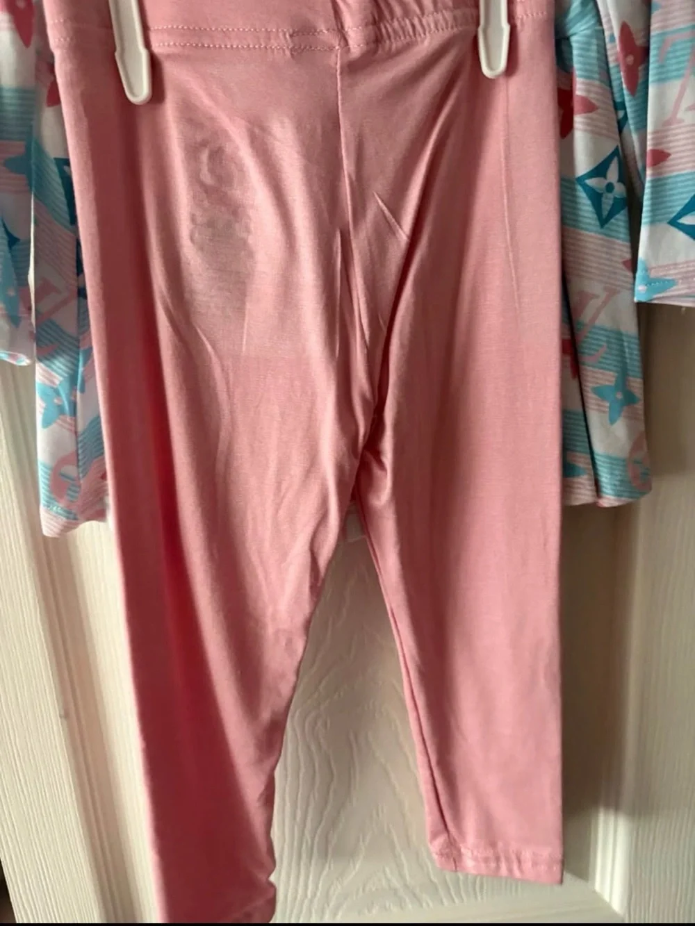 Bamboo peplum outfit boujee l v 12-18 months nwt